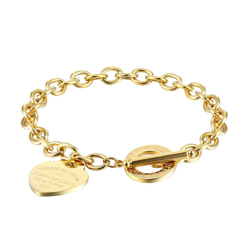 brazalete t acero con logo