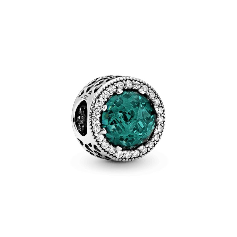 charm p radiante verde