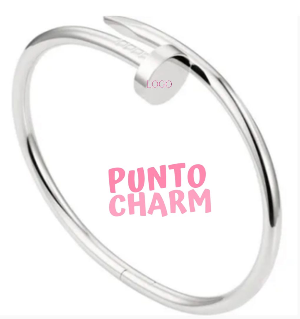 brazalete c clavo plata