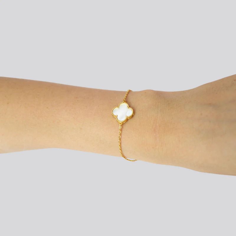 brazalete VC oro rosa acero doble cara