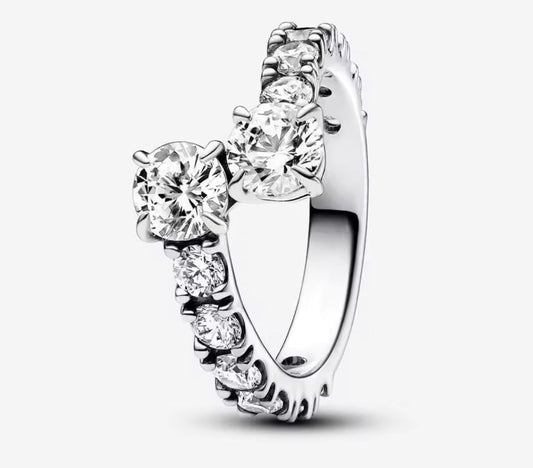 anillo p plata alianza super puesta