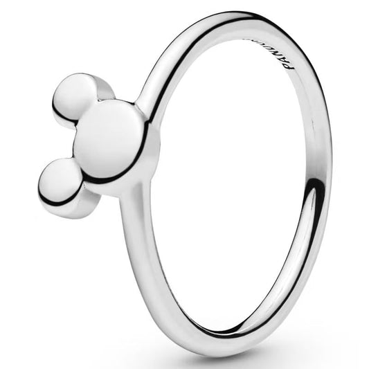 anillo p mickey plata