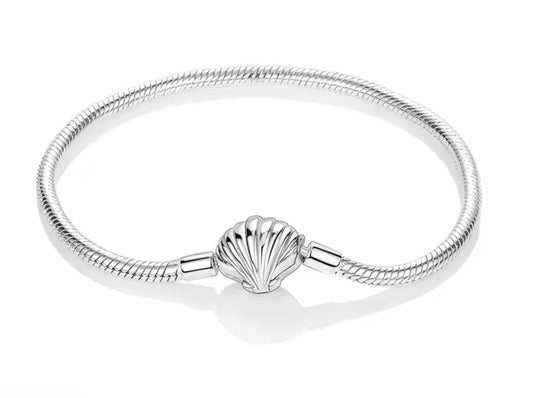 brazalete P concha color plata