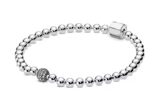 brazalete p cuentas con pave
