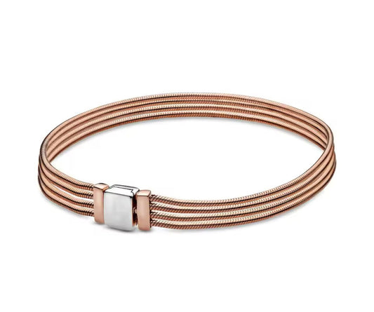brazalete p reflect rose y plata