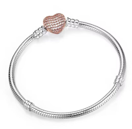 brazalete p corazon dorado clasica