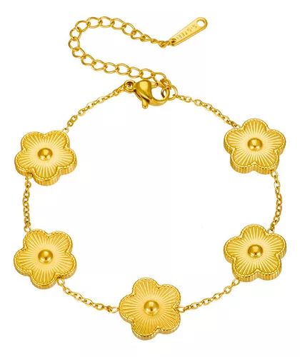 brazalete VC clasico dorado 5 intenciones