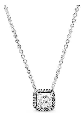 collar p clasico cuadrado con halo