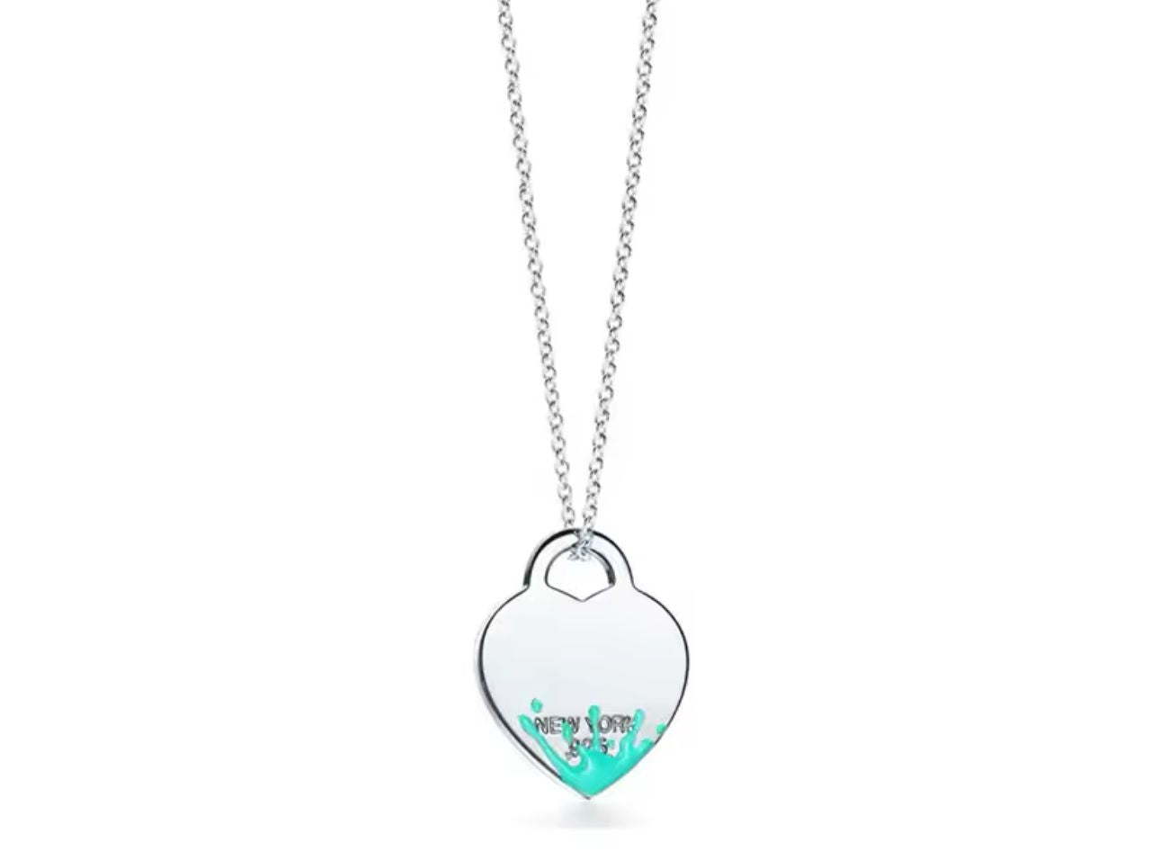 collar T azul