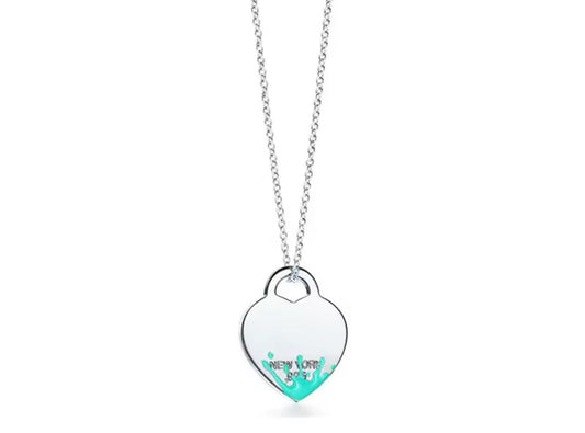 collar T azul