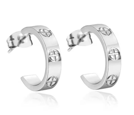 aretes C plata