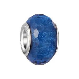 charm cristal azul