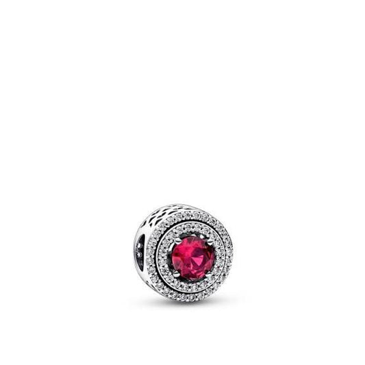 charm radiante rojo halo
