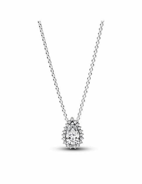 collar p gota plata
