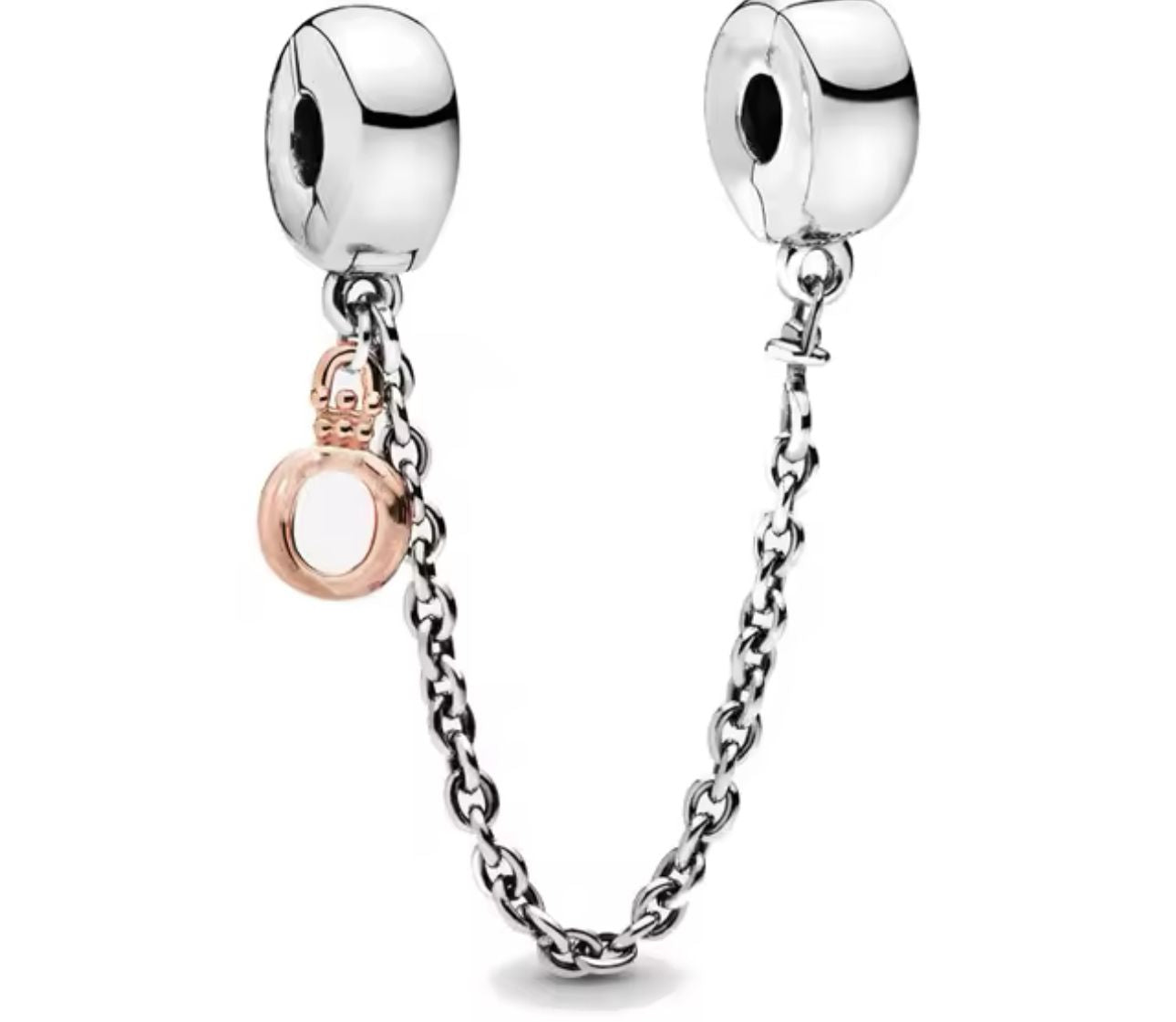 cadena de seguridad p clasica dije de corona rose