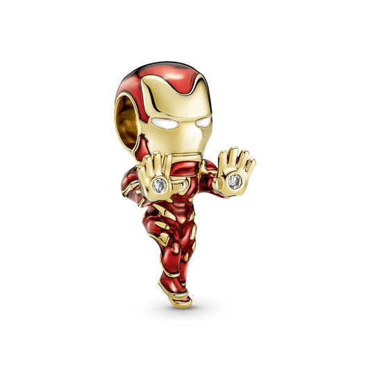 charm p iron man rojo