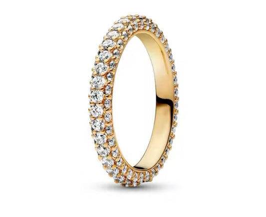 anillo p pandora churumbela dorada