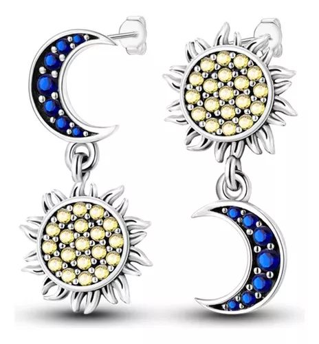 aretes p sol y luna