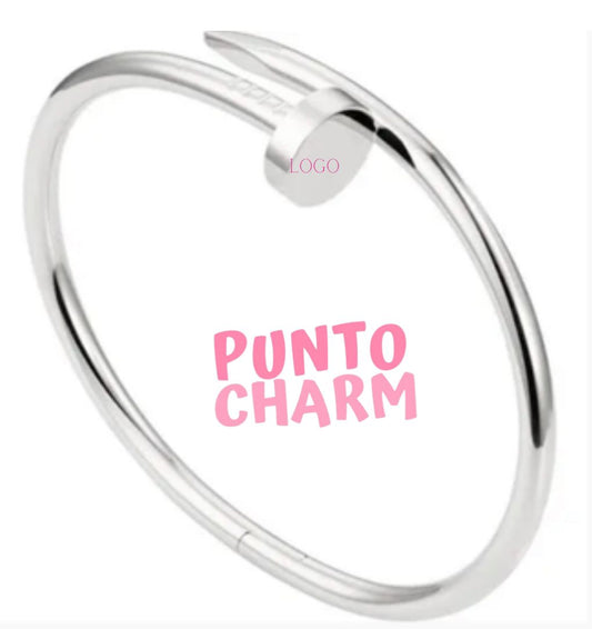 brazalete c clavo plata